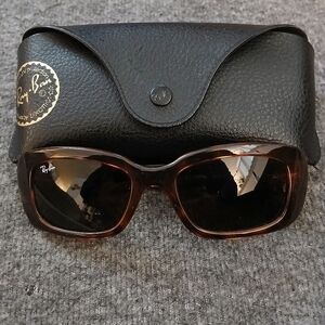 Ray-Ban RB4122 642/73 Polished Havana Sunglasses 50-18-135 Brown Lens Womens